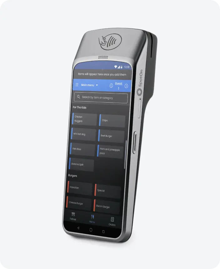 Restaurant 360 Pro Server Handhelds powered by SpotOn Restaurant Image